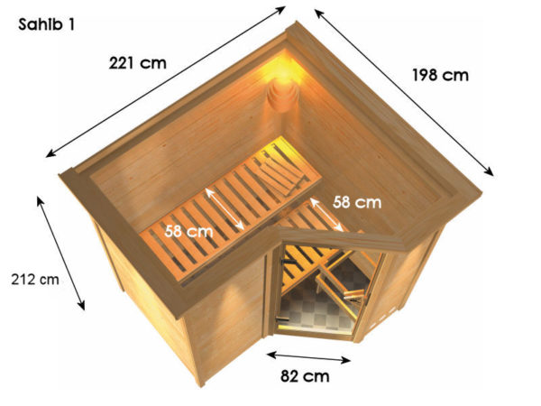 Karibu Sauna - Sahib 1 - Afbeelding 2