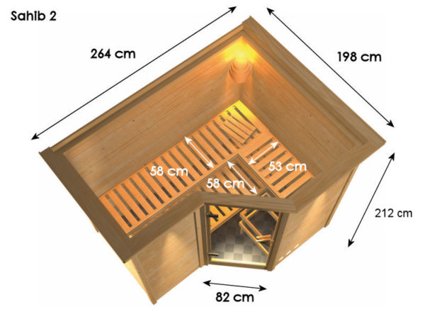 Karibu Sauna - Sahib 2 - Afbeelding 2