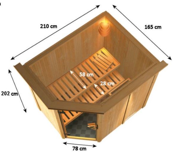 Karibu Sauna - Saja - Afbeelding 2