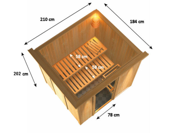 Karibu Sauna - Sodin - Afbeelding 2