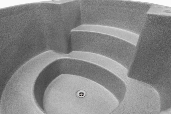 Kunststof Hottub - rond 170 cm Luxe- SHOWROOM - Afbeelding 2